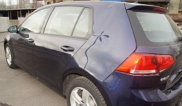 Beschädigte VW Golf 7 vw-golf-7-09