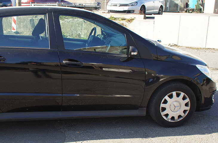 Fahrzeug mit defektem Turbolader